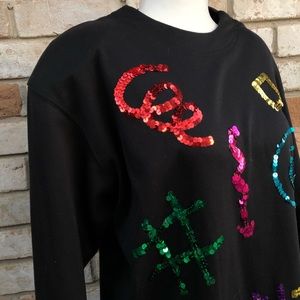 80’s 90’s Sequin Tunic by C.A. Sport Rousso Apparel *CHARITY ITEM*